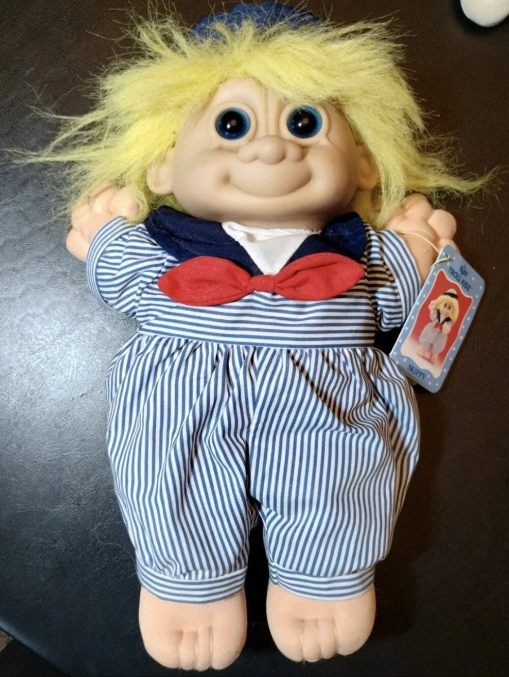 Vintage 1990s Russ Troll Kidz Skippy Doll Sailor Outfit Original Tag